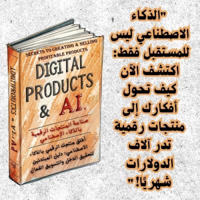 أتقن فن صناعة المنتجات الرقمية وتحقيق الدخل منها بالذكاء الاصطناعي + هدية مجانية